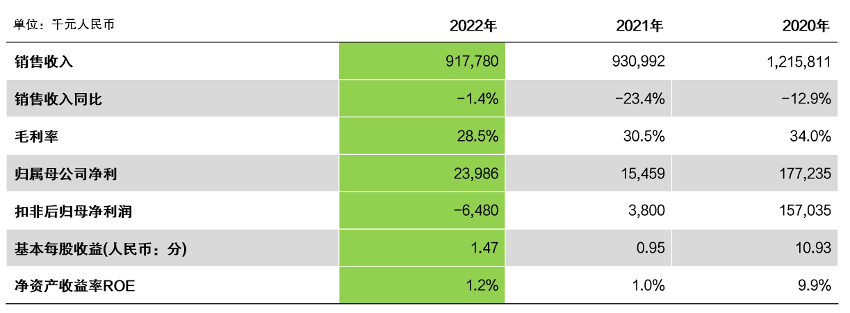 賽晶科技公布2022年全年業績