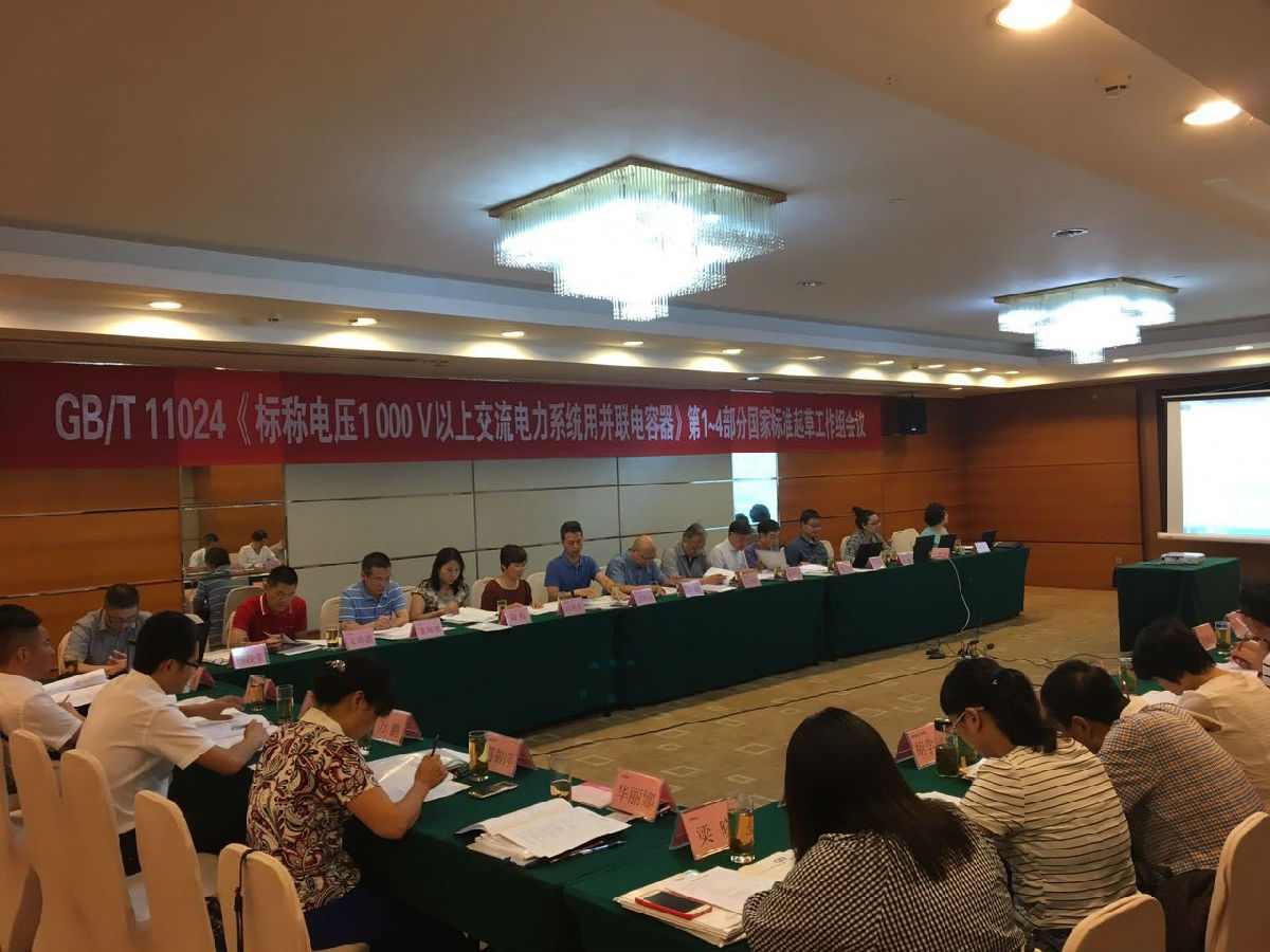 賽晶承辦電力電容器GB/T 11024國家標(biāo)準(zhǔn)起草工作組會(huì)議